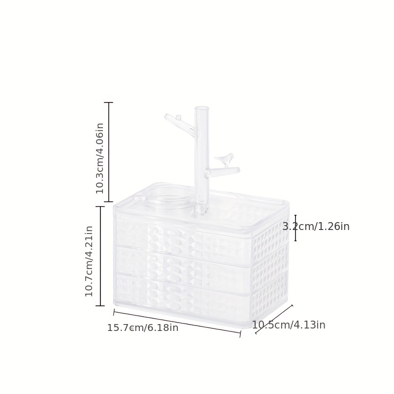 Desktop Cosmetics Jewelry Storage Box